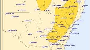 A severe thunderstorm warning has been issued for a large part of eastern NSW. Photo: Bureau of Meteorology