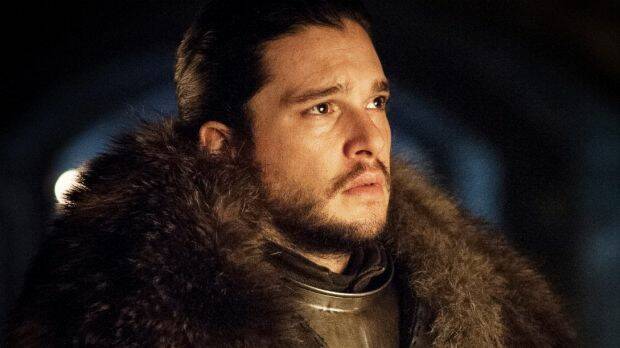 In the dark: Kit Harington as Jon Snow in Game of Thrones. Photo: Helen Sloan/HBO
