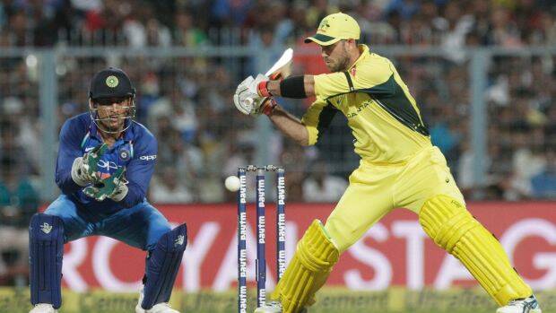 On the outer: Glenn Maxwell played for Australia against India in September but has been dropped from the ODI squad. Photo: AP
