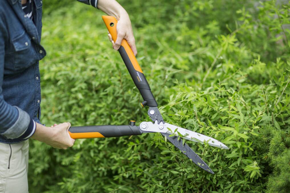 Fiskars PowerGear XTM range uses patented technology that delivers up to three times more cutting power than traditional tools with no extra effort. Photo supplied
