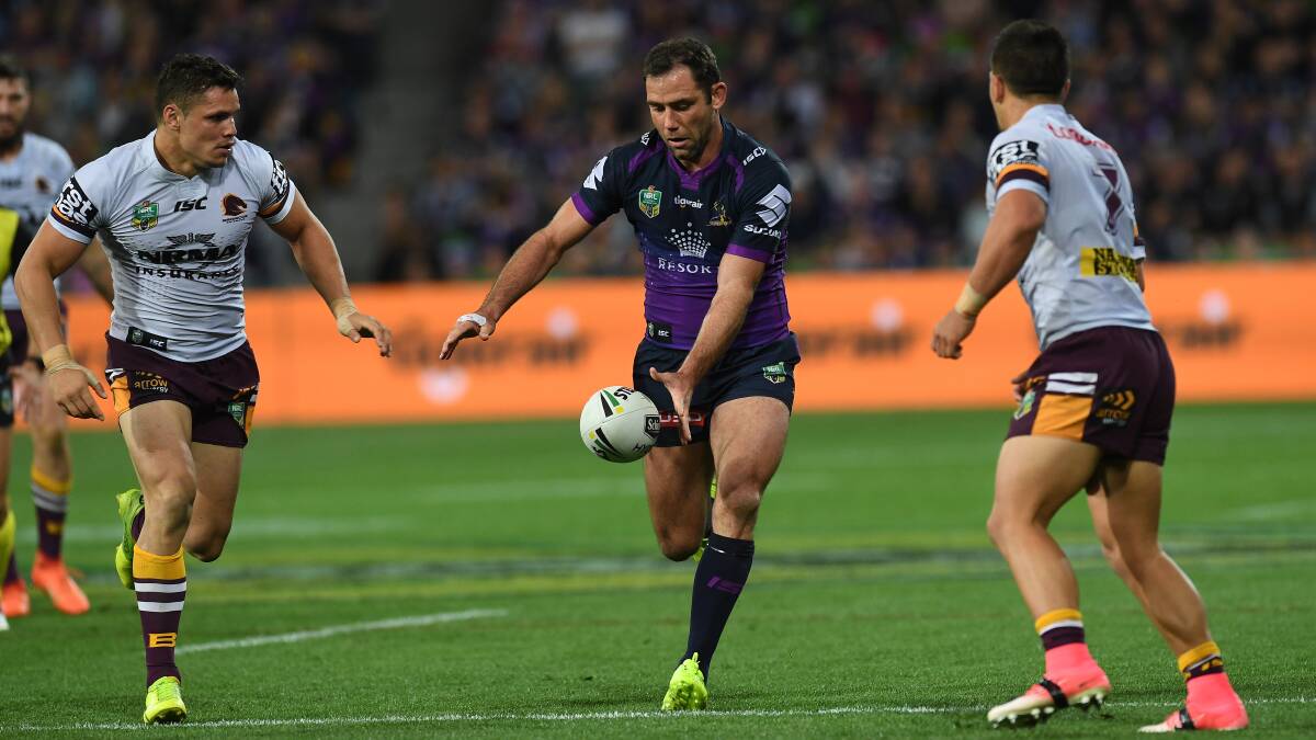 Cameron Smith won his second Dally M award and will play in the NRL Grand Final against the North Queensland Cowboys. Picture: AAP Images