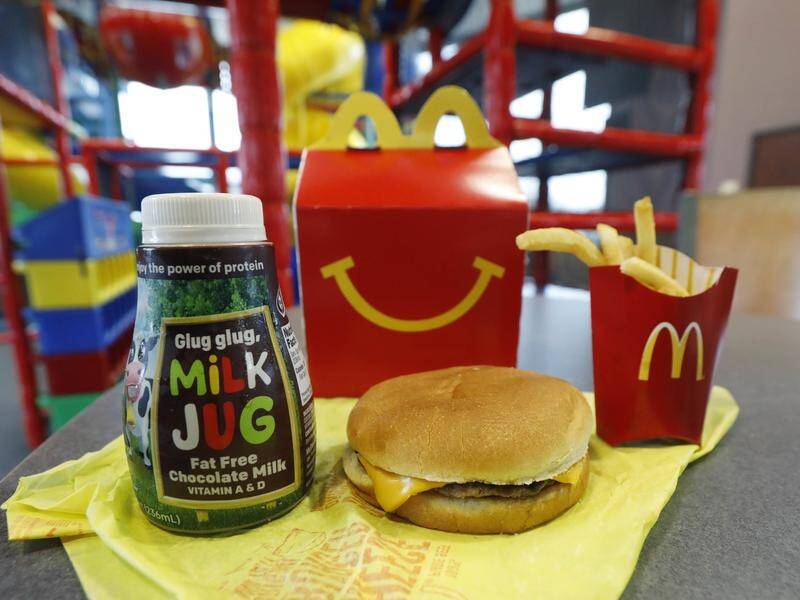 Cheeseburgers and chocolate milk have been removed from all McDonald's Happy Meals.