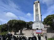 The Carillon is a towering feature of New Zealand's War Memorial Park. (Ben McKay/AAP PHOTOS)
