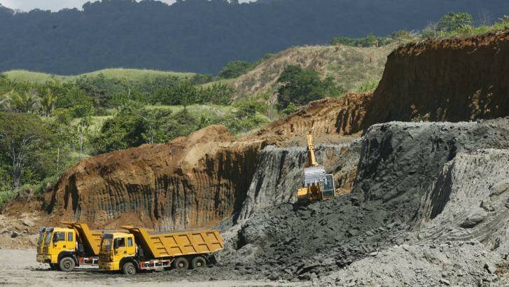 The commodities price downturn, worsened by poor oversight of the nation's mining industry, has been brutal to Papua New Guinea's budget.  Photo: Jon Reid JHR