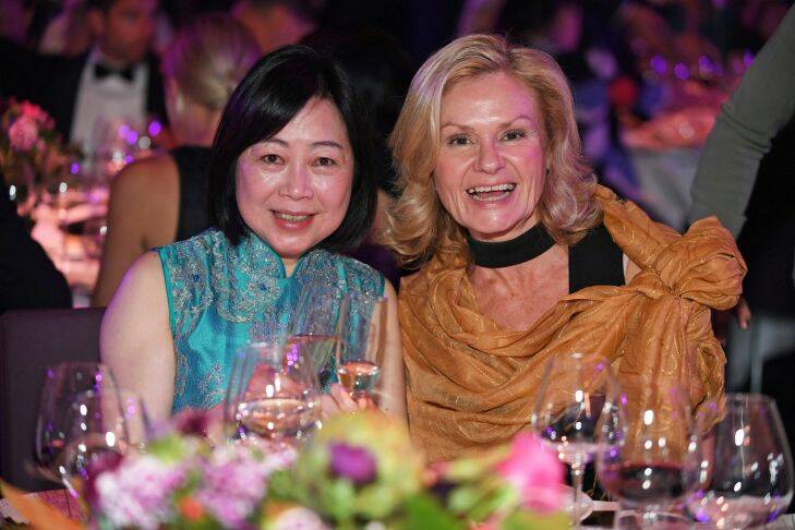 Linda Wong & Diane Glasson
Good Food Guide Awards 2018 at The Star Event Centre, Pyrmont - Monday 16th October, 2017
Photographer: Belinda Rolland ???? 2017 Good Food Guide Awards Socials for The Goss. Image shows . 16th October 2017. Photo: Bellinda Rolland
