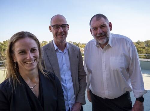 Mission leads Michelle Colgrave Future Protein; Ryan McAllister Trusted Agrifood Exports; and Graham Bonnett Drought Resilience.
