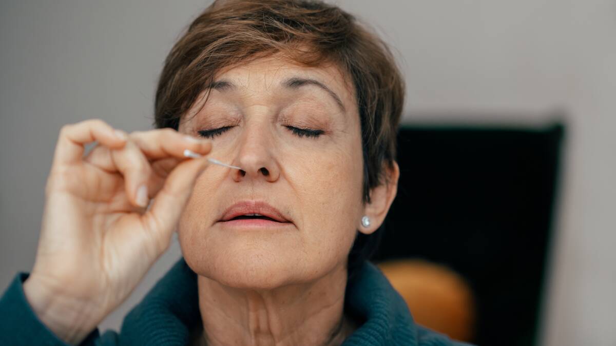 The test uses a collection technique you will be familiar with - a nasal swab. Picture Shutterstock