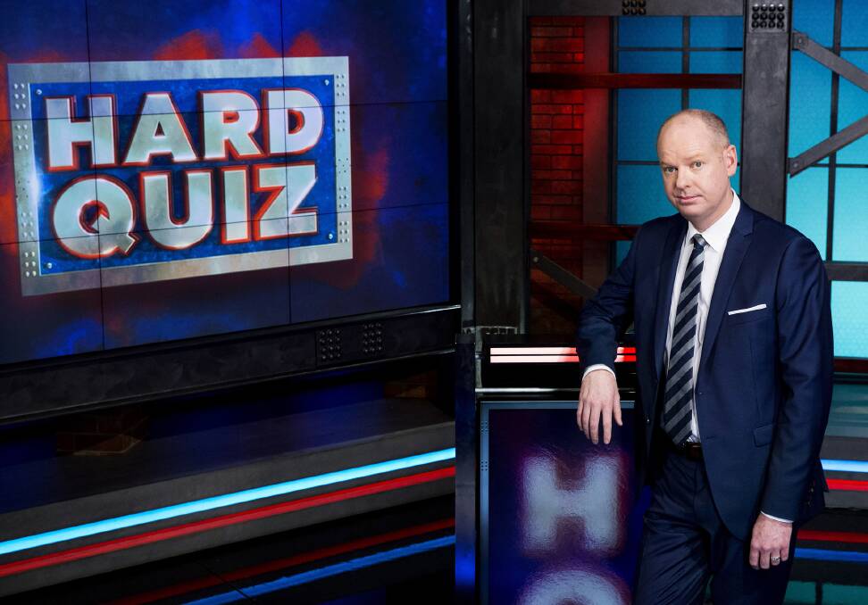 ABOVE: Tom Gleeson is back to throw insults - and a few questions - at contestants in a new series of Hard Quiz. BELOW: Doctors at work in an episode of Emergency