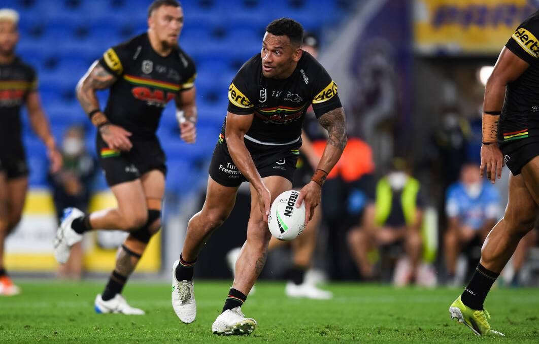 New recruit: Apisai Koroisau is joining the Wests Tigers in 2023. He has played 145 NRL games across eight seasons with the Rabbitohs, Panthers and Sea Eagles. Picture: NRL Photos