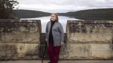 Hopeful: Aunty Glenda Chalker at Cataract Dam, where there is a memorial commemorating the Appin Massacre. Picture: Simon Bennett