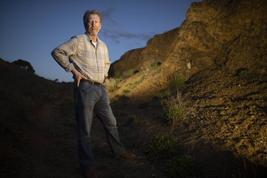 Author Chris Hammer's new book Treasure and Dirt is his fourth fiction release in as many years. Picture: Mike Bowers