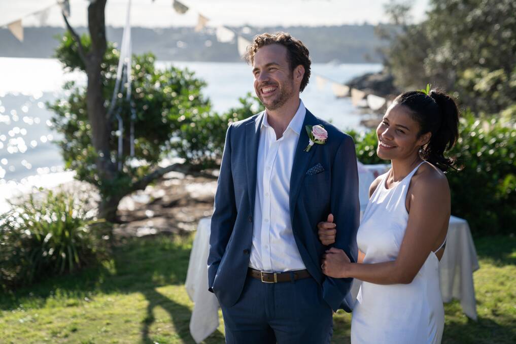 Rafe Spall and Zahra Newman star in Long Story Short, rating TBC, in cinemas February 11. Picture: Brook Rushton