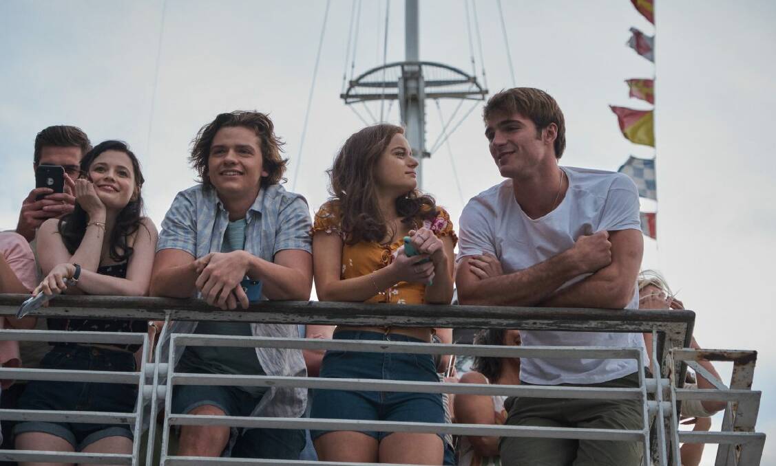 Final outing: Meganne Young, Joel Courtney, Joey King and Australia's own Jacob Elordi star in the final instalment of the Kissing Booth trilogy, rated M, streaming now on Netflix. Picture: Netflix