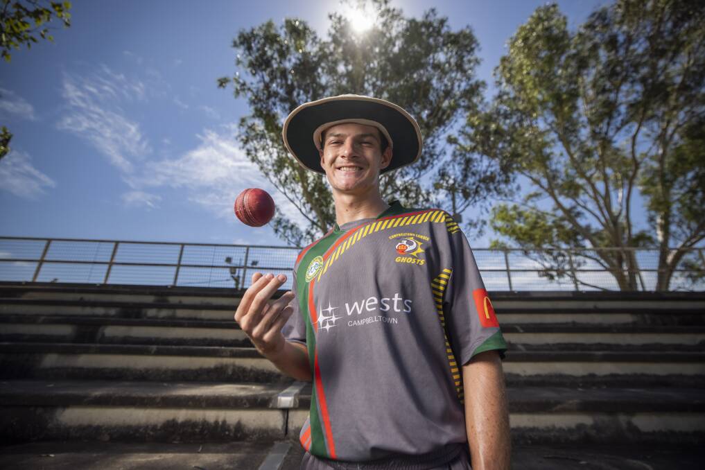 Winner winner: Camden South's Will Salzmann was last week named a winner of the Basil Sellers Scholarship to assist his cricket development. Picture: Simon Bennett