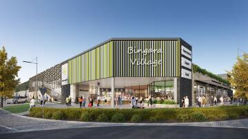 Artist's impression: The planned Bingara Gorge retail neighbourhood centre would feature a supermarket, 13 specialty retailers and dining. Picture: Supplied