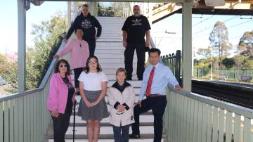 Unimpressed: Macquarie Fields MP Anoulack Chanthivong is livid that there has still been no commitment to improve accessibility at Macquarie Fields station. Picture: Supplied