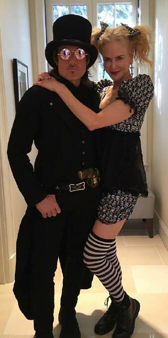 Keith Urban and Nicole Kidman, Halloween 2017. Photo: Facebook