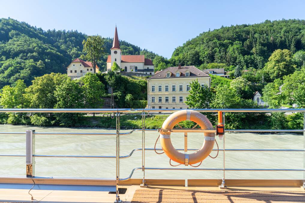 A cruise along the Danube takes you past small riverside towns.