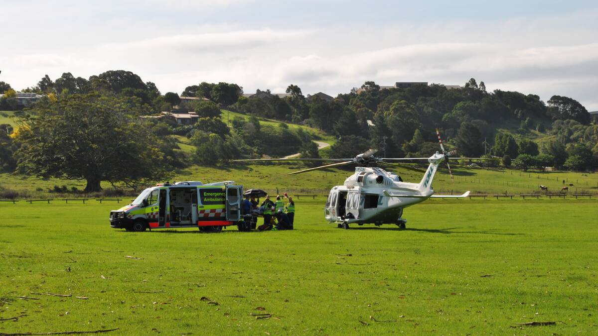 Three airlifted from serious South Coast crash