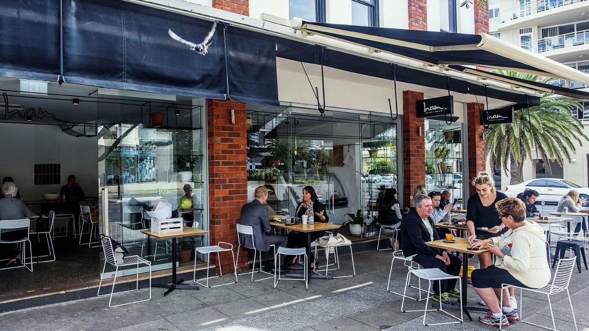 Softer restrictions: Smaller cafes will be able to host more people from next week. 