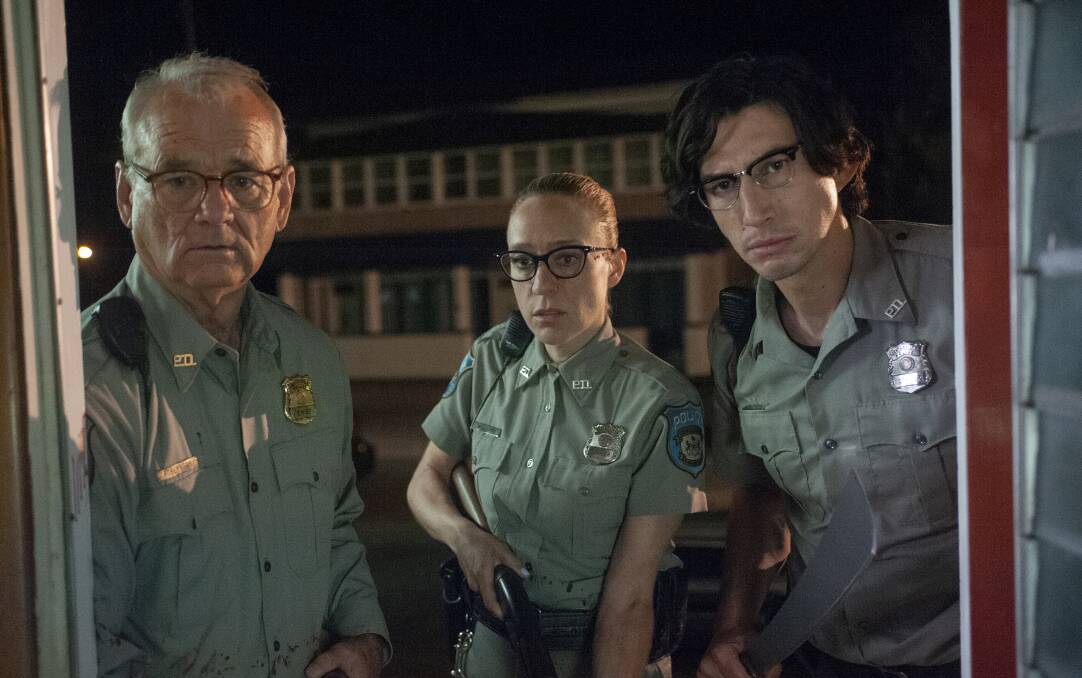 (L to R) Bill Murray, Chloë Sevigny and Adam Driver in The Dead Don't Die. Picture: Supplied