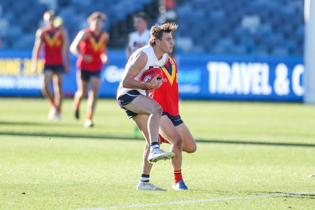 IN WITH A CHANCE: South-west Victorian teenager Isaac Wareham hopes his efforts playing for Vic Country last year encourage an AFL club to take a punt on him in 2020. Picture: Morgan Hancock 