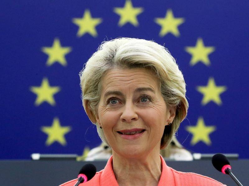 EC President Ursula von der Leyen says the EU should ban products made with forced labour.