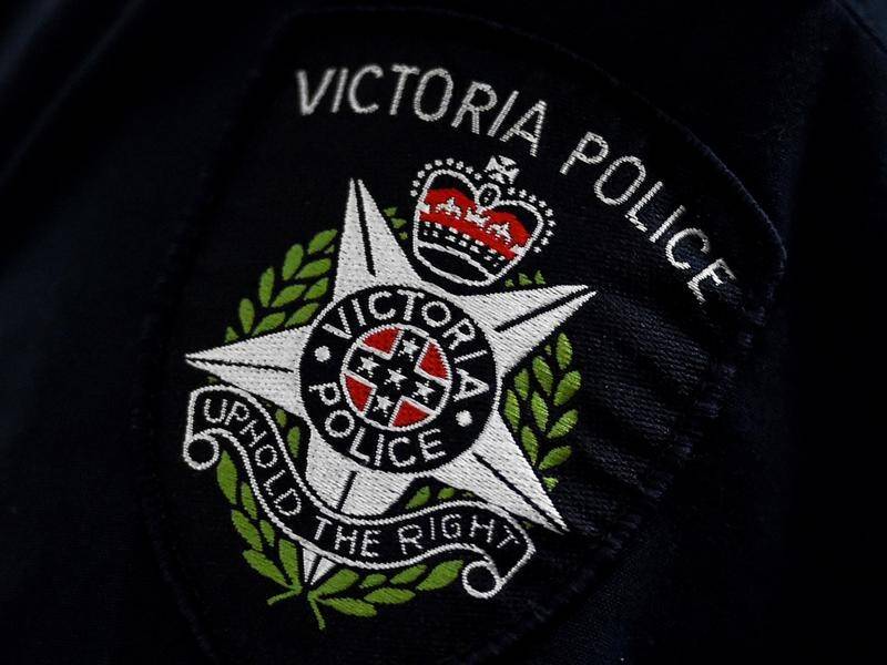 A senior constable has defended batoning a disability pensioner and stepping on his head.