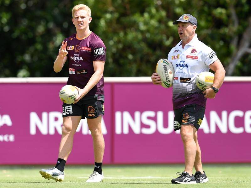 Young Brisbane half Thomas Dearden has been guided by Broncos legend Allan Langer.