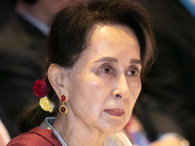 Aung San Suu Kyi has already been sentenced to 11 years' jail on sedition, graft and other charges. (AP PHOTO)