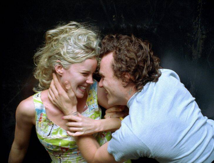Film stills from the exhibition Starstruck: Australian Movie Portraits at the National Portrait Gallery
Candy - Abbie Cornish as Candy and Heath Ledger as Dan on the Gravitron by Hugh Hartshorne
Supplied to Garry Maddox for his story