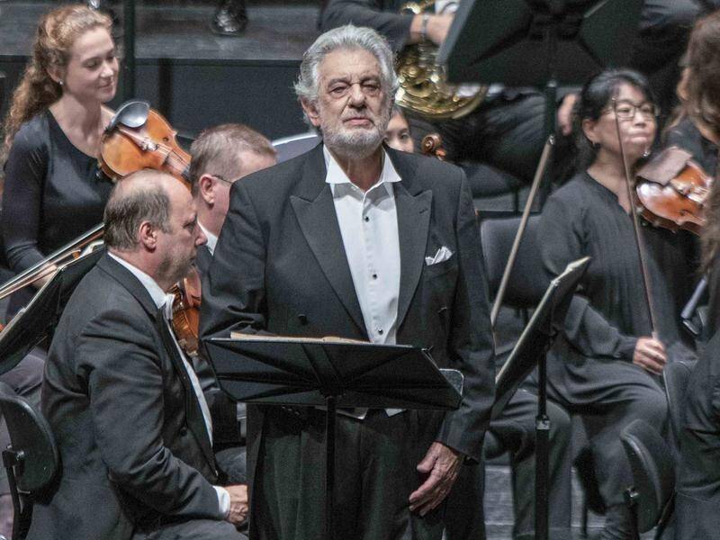 Placido Domingo received a standing ovation at the Salzburg Festival.