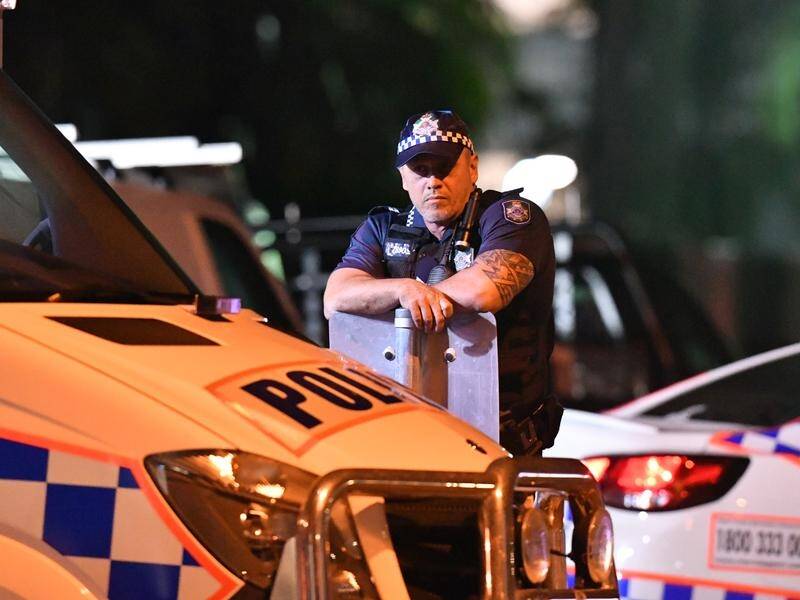 Queensland police have arrested 15 men in connection with a large brawl in Brisbane.