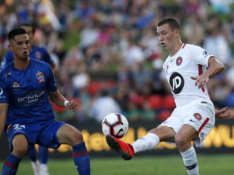 Mitch Duke (pic) of the Wanderers will get a Socceroos call up after Chris Ikonomidis was injured.