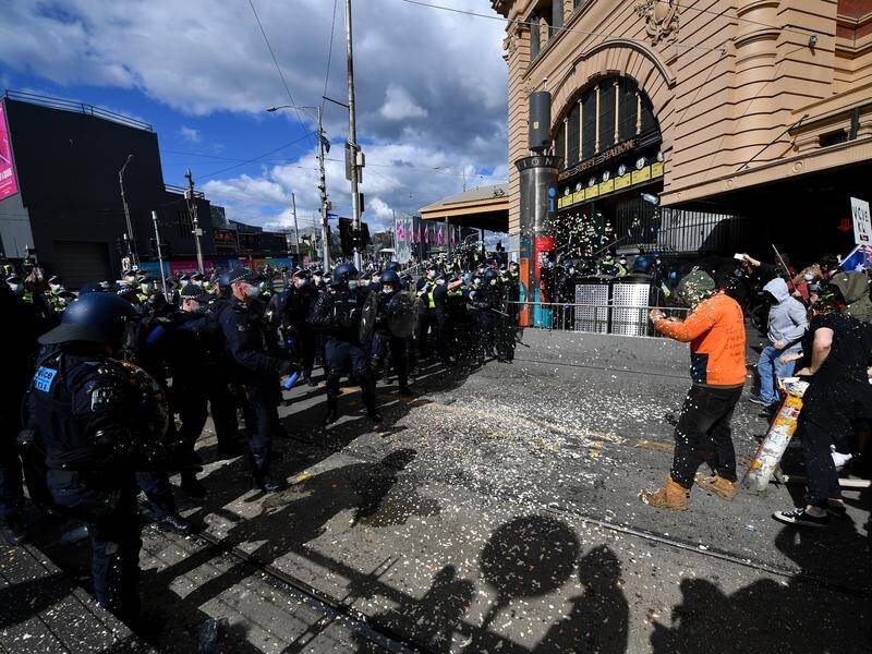 Police hope Melbourne's transport shutdown will help prevent a repeat of anti-lockdown disorder.