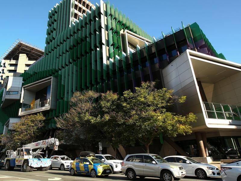 A 23-month-old toddler with COVID-19 died at Queensland Children's Hospital on Sunday night. (Jono Searle/AAP PHOTOS)