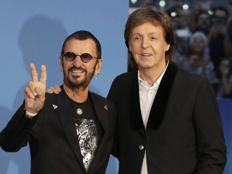 Ringo Starr and Paul McCartney have recorded a lost demo song by late Beatle John Lennon.