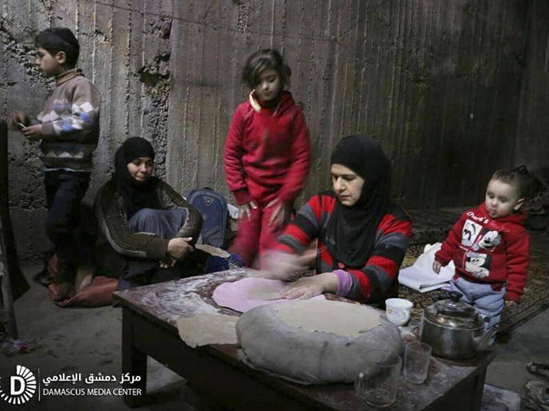 Civilians remain trapped in eastern Ghouta as the Syrian government forces continue their operation.