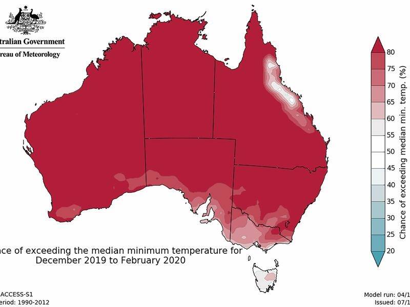 A forecaster says seasonal mapping shows temperatures so extreme it's worst than a bad chest X-ray.
