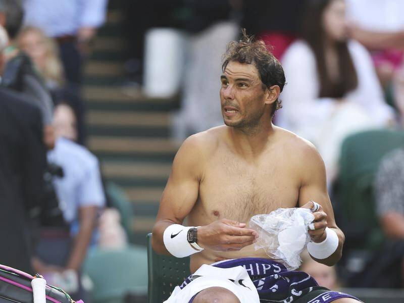 Rafael Nadal found putting away Wimbledon opponent Ricardas Berankis sweatier work than expected.
