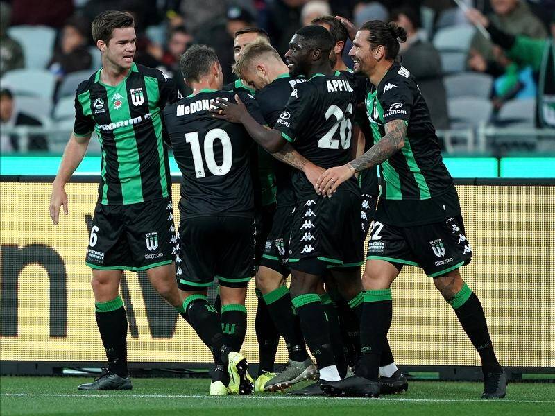 Western United have inflicted a first defeat of the season on Western Sydney Wanderers.