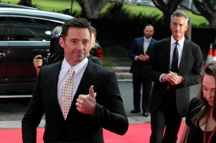 Hugh Jackman arrives at the Australian premiere of The Greatest Showman at The Star, Sydney, Wednesday, December 20, 2017 (AAP Image/Ben Rushton) NO ARCHIVING