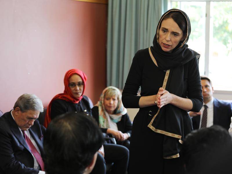 Jacinda Ardern has flown to Christchurch to meet with leaders of mosques targeted in the shooting.