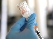 Moderna's bivalent vaccine has been approved as a COVID-19 booster shot for UK adults. (AP PHOTO)