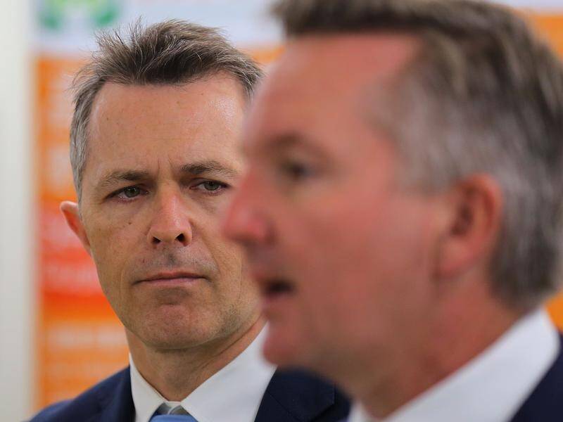 Labor's Jason Clare and Chris Bowen are calling for better protections for healthcare workers