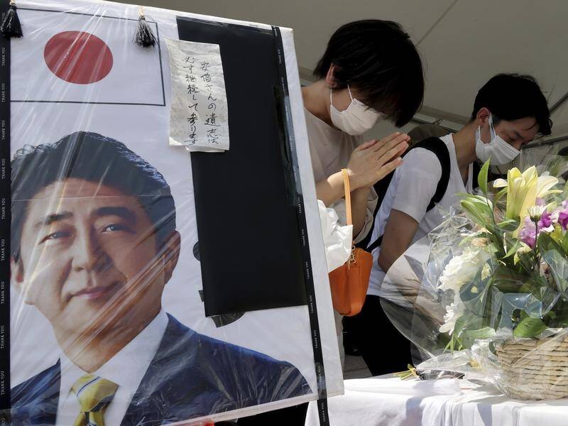 A state funeral for Shinzo Abe will be held at the Nippon Budokan in central Tokyo. (AP PHOTO)