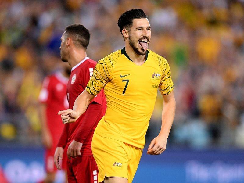 Socceroos veteran Mathew Leckie is having a positive impact on the young players at Melbourne City.