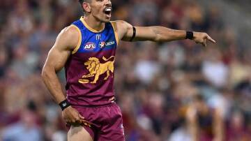 Brisbane Lions star Charlie Cameron had his rough conduct ban downgraded to a fine. (Darren England/AAP PHOTOS)