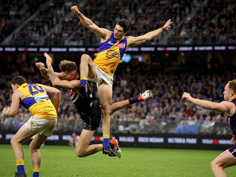 The crowd for the AFL derby between West Coast and Fremantle in Perth will now be capped at 30,000.