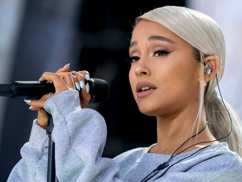 Ariana Grande performed No Tears Left To Cry at the Coachella festival on Friday.
